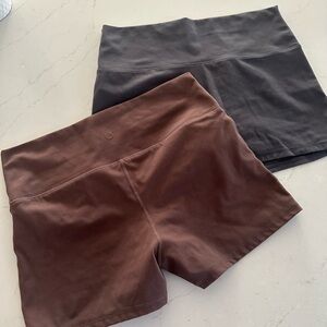 Garage Athletic Shorts Brown and Black Performance Fit